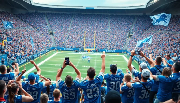 whats the score of the lions game